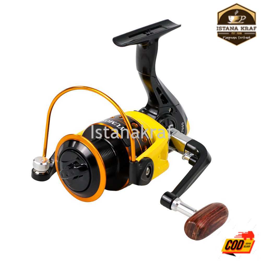 YUMOSHI Reel Pancing Spinning 12 Ball Bearing - HD7000