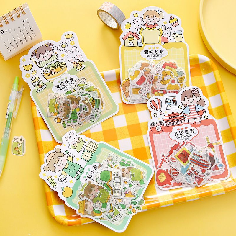 

Stiker anti air lucu beragam motif imut untuk jurnal atau tumblr