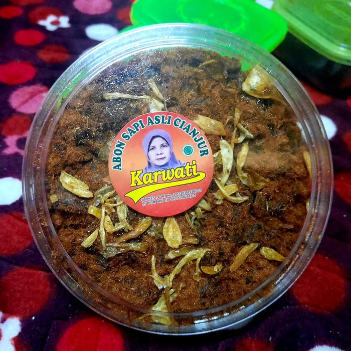 

Makanan Sehat Bergizi Halal Abon Sapi Karwati Toples Nastar Original Asli Cianjur Abonn Daging