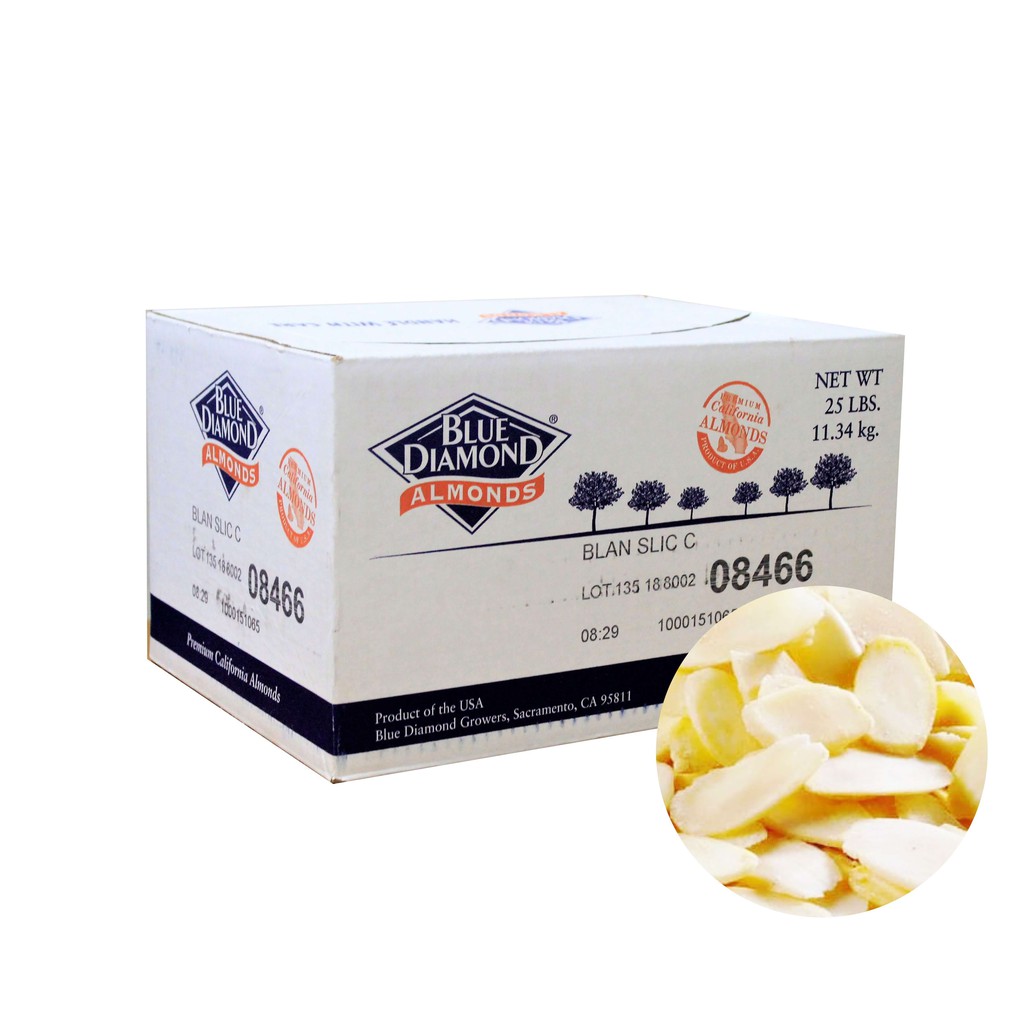 

ALMOND SLICES BLUE DIAMON ~ REPACK 200GRAM