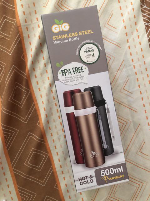 Gig Baby Thermos Termos Air Premium Vacuum Flask Stainless Steel 500 Ml