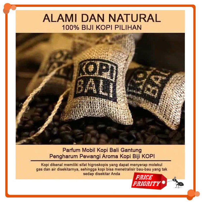 Pengharum Mobil aroma KOPI BALI / Parfum KOPI BALI Murah Kecil