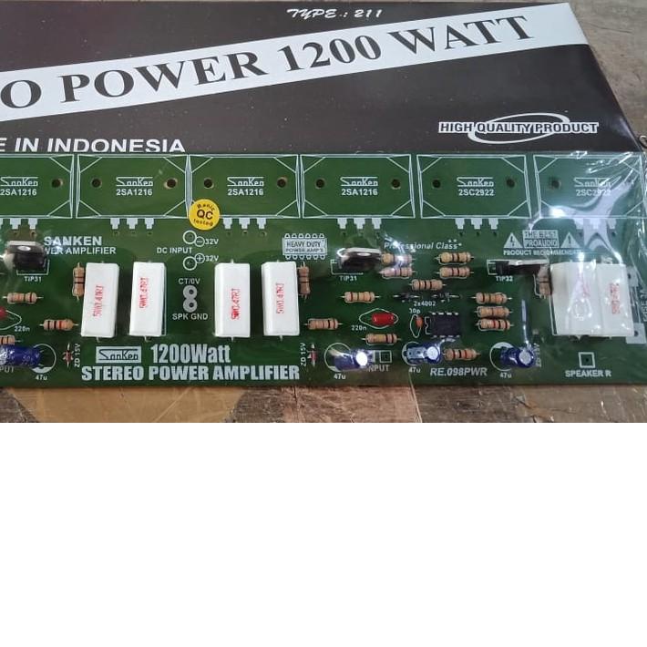 ➥ kit driver power amplifier stereo power 1200 watt Ω