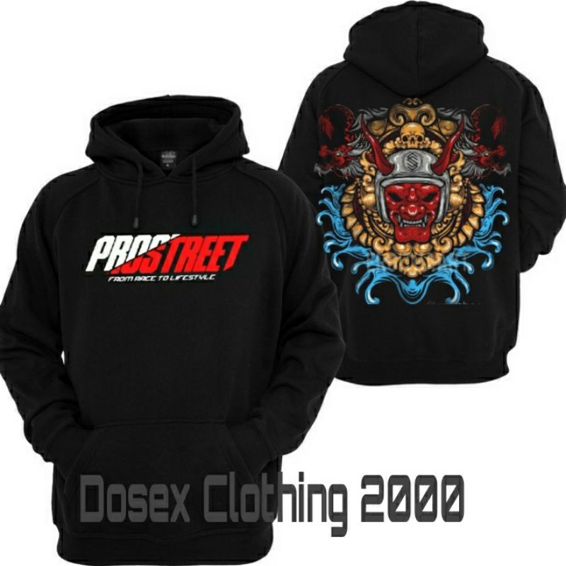 SWEATER HOODIE PROSTREET RED DEVIL