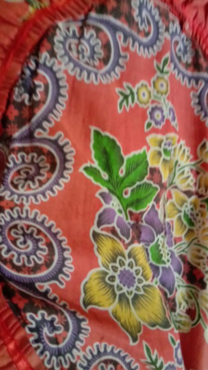 Batik Couple Keluarga Sania Ruffle Ori Ndoro Jowi Dnt Motif Gurita Kuning