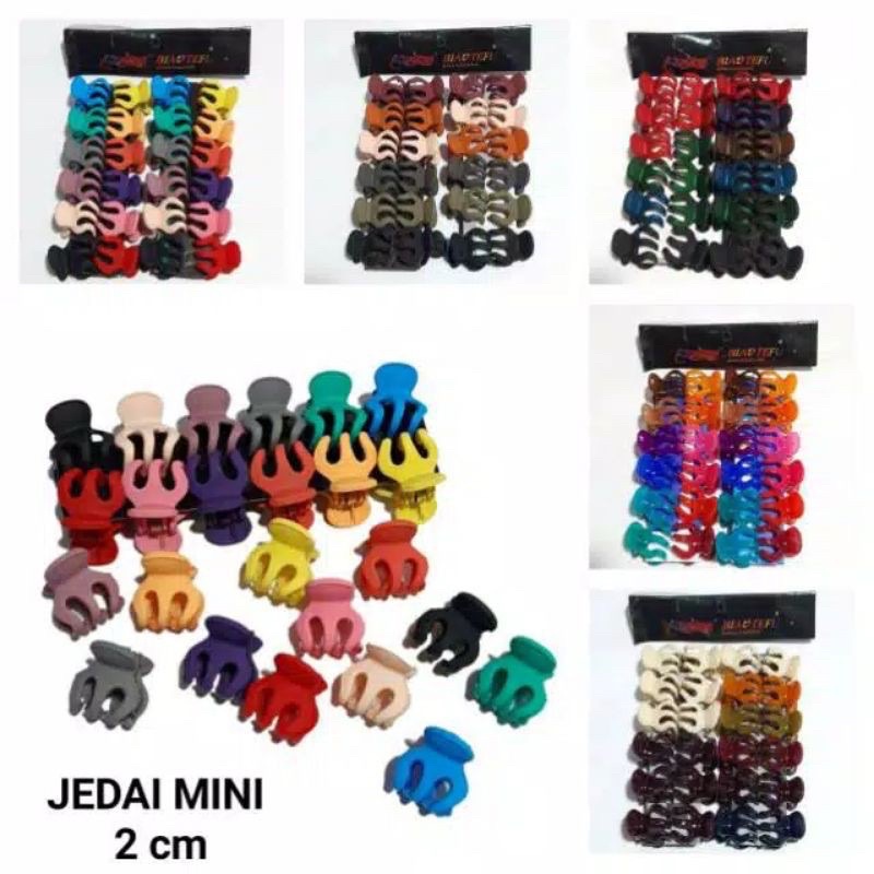 Jedai mini poni 24 PCS Jepit Grosir Lusinan Murah