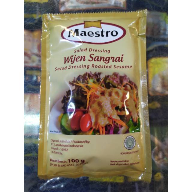 

Maestro Mayo Wijen Sangrai Salad Dressing100GR