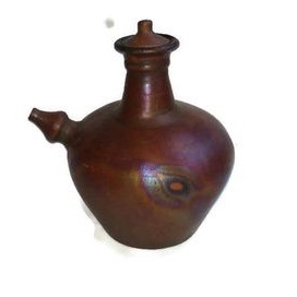 Kendi air minum tanah liat besar / teko dispencer air minum