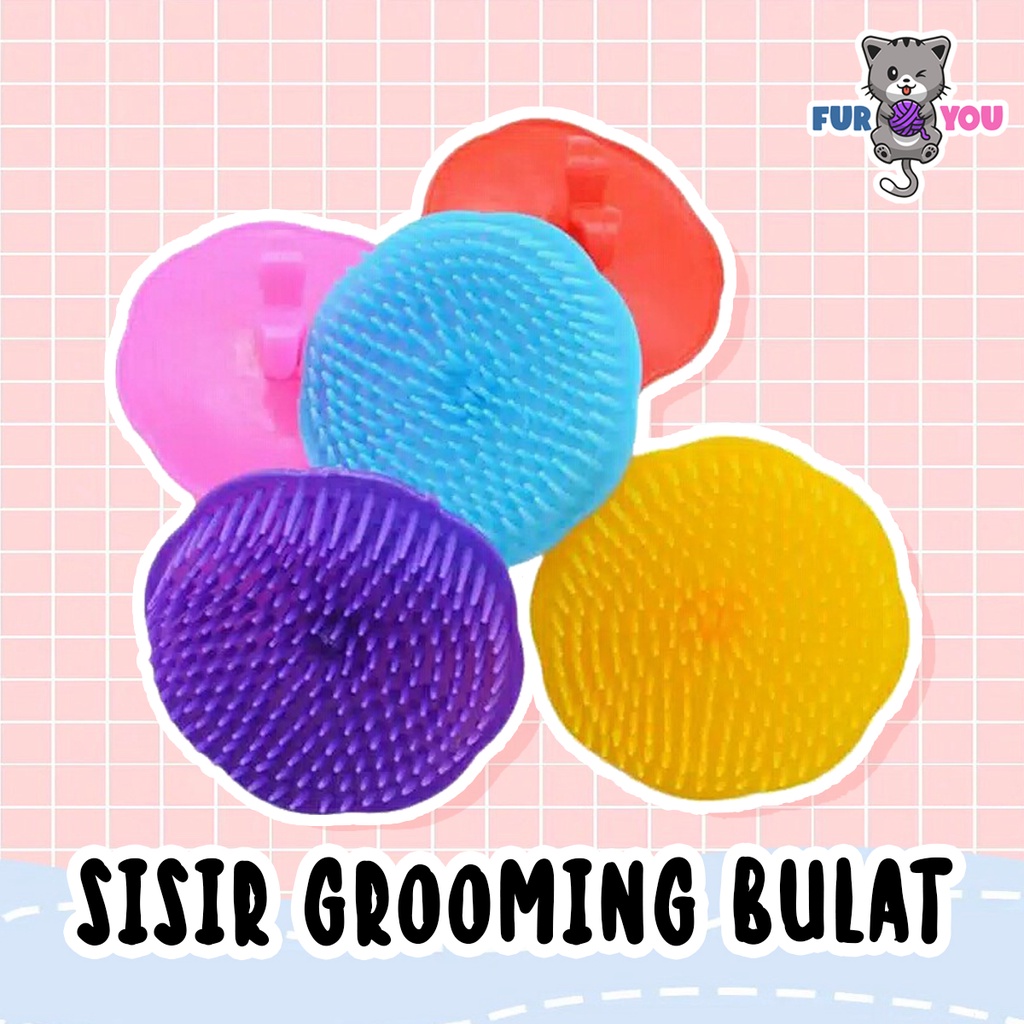 Sisir bulat Grooming Bulat  sisir kucing bulat sisir kucing murah