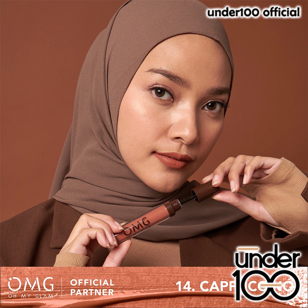 ❤ UNDER100 ❤ OMG Oh My Glam Matte Kiss Lip Cream 3.5g ( lipstick lipstik lipcream ) ✔️BPOM halal