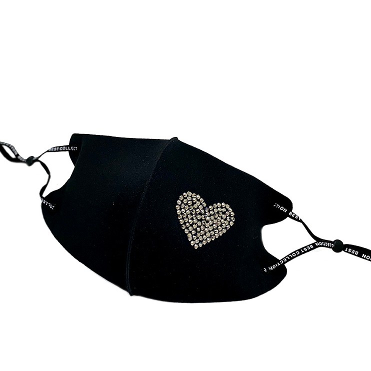 

La Floret 1 pc Masker Kain Stylish Crystal 3D Integrated Premium Quality Korean Design Mask