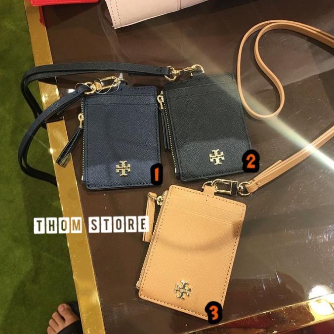 

[[COD]] CARD HOLDER TORY BURCH LANYARD ID CARD NAME TAG ORIGINAL AUTHENTIC OBRAL Kode 770