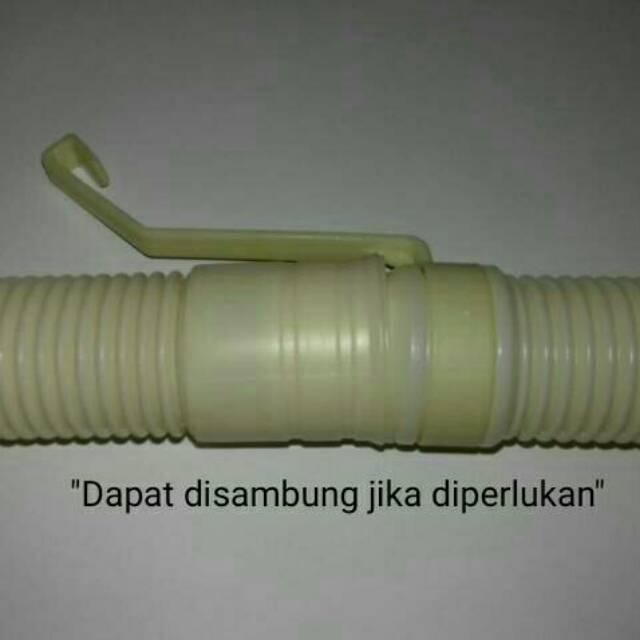 Paket 3 Pcs Selang Pembuangan Air Mesin Cuci Spare Part Suku Cadang Mesin Cuci 2 Dua Tabung