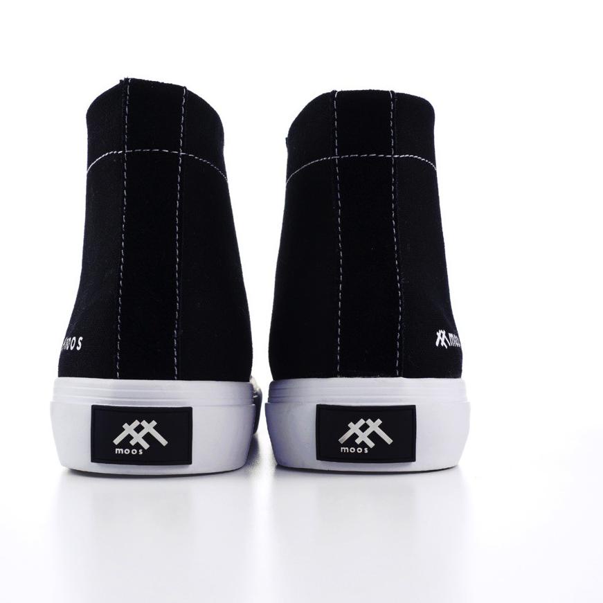 Model Baru Moos Footwear Hi Venom Black/White ..