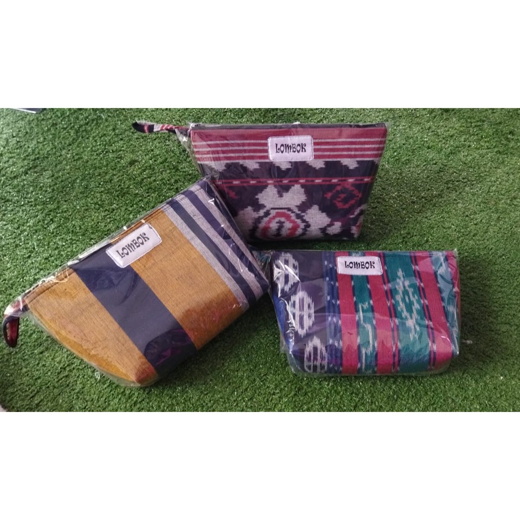 TAS POUCH TENUN MAMAH OLEH-OLEH KHAS LOMBOK