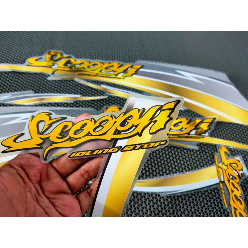 STRIPING FONT GOLD SCOOPY PRINES