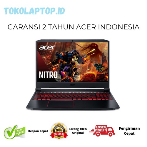 Acer Nitro 5 AN515-55 10th Generation i7-10750h 8GB 512GB GTX1660Ti