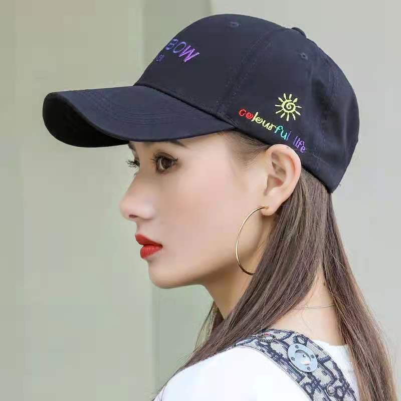 Topi Baseball Adjustable Motif Alfabet Gaya Hip Hop Kasual Untuk Unisex