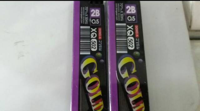 

Isi pensil mekanik 0,5mm 2b dong A gold xQ502