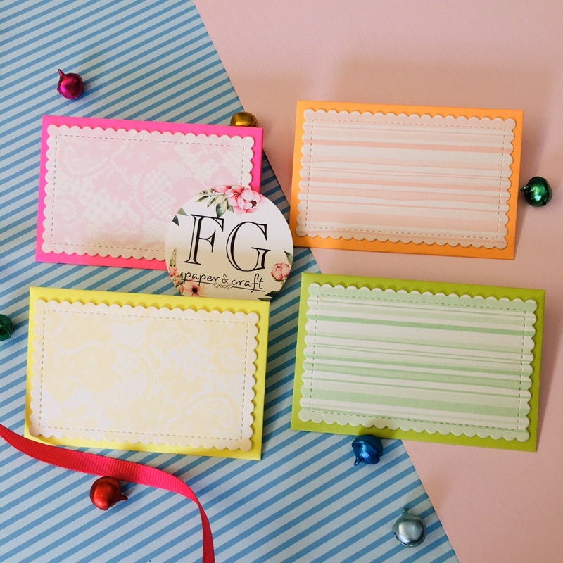 

Amplop Mini Variasi 4pcs Flash Colour 5.8x8.8cm | Money Envelope by fgpaper