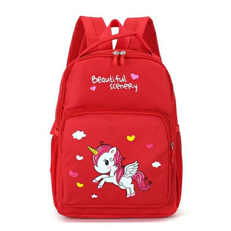 Rairaka.id / Kuda Poni - Tas Ransel Anak Sekolah SD TK Perempuan Murah Tas Anak Perempuan