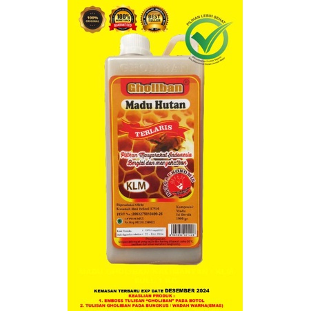 

MADU KALIMANTAN GHOLIBAN 1 KG - ORIGINAL - ASLI - BOTOL TIMBUL TULISAN GHOLIBAN