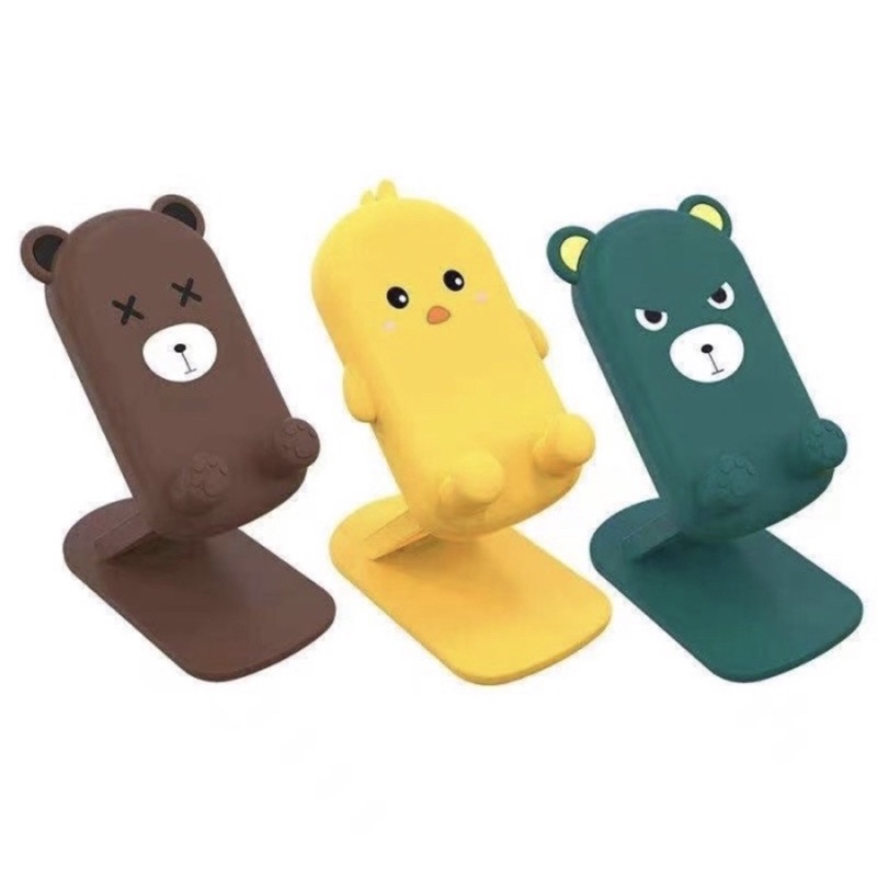 Phone Holder Karakter Kartun - Dekstop Phone Holder  - Holder Handphone Karakter Kartun