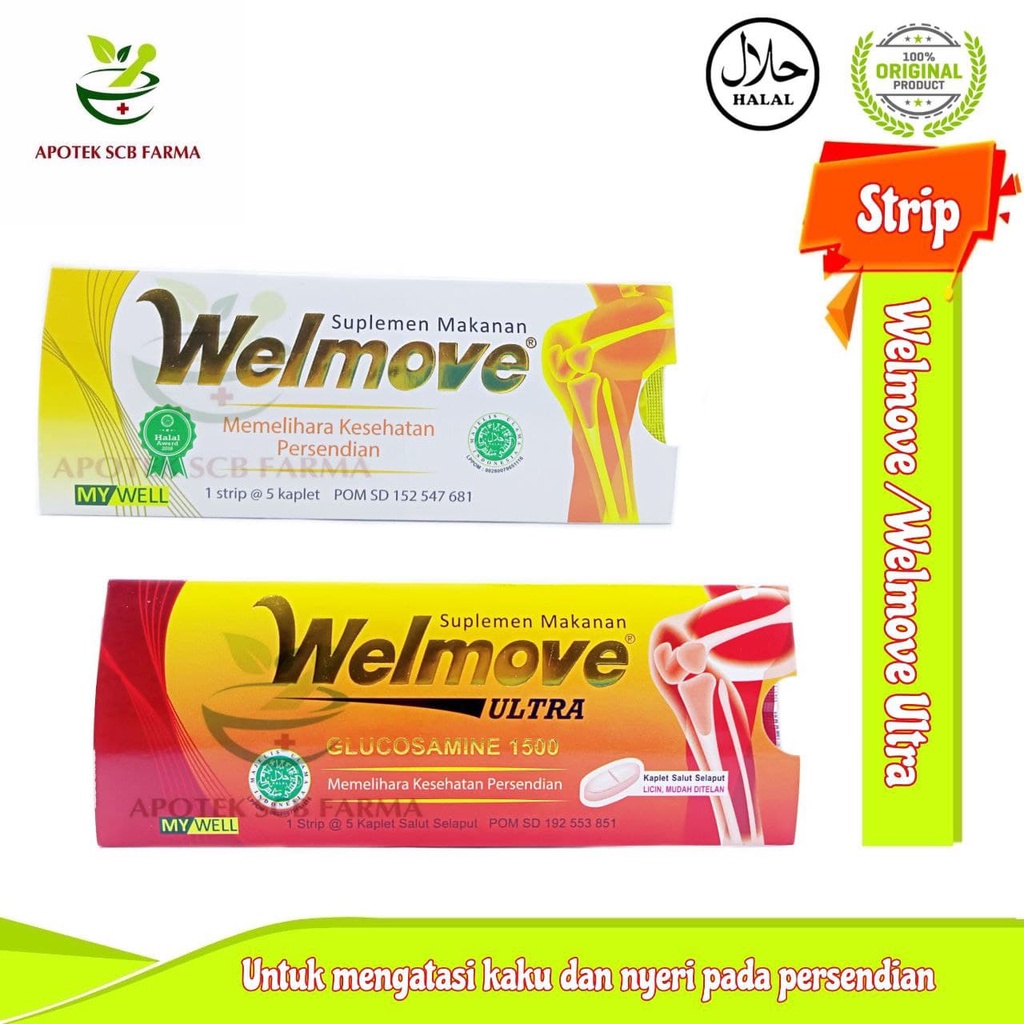 Welmove / Welmove Ultra - Suplemen untuk tulang dan sendi / Perstrip