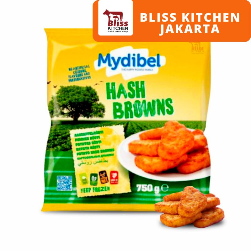 Mydibel Hash Brown Triangle / Kentang Goreng Hash Browns 750gr
