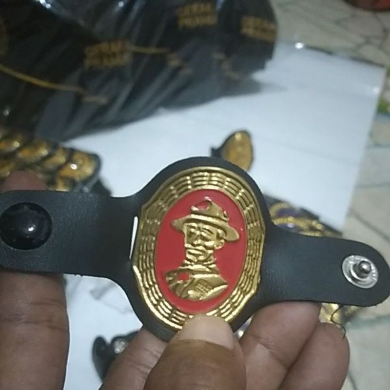 Ring hasduk Pramuka kolong kalep timbul 50 biji grosir