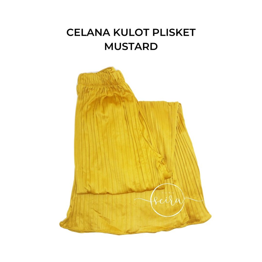 [BISA COD] Kulot ( Celana ) Plisket Premium