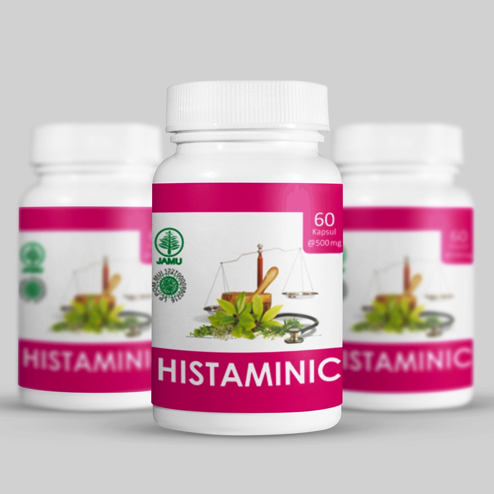 Obat Gatal Paling Ampuh Kapsul HiunHerba Histaminic isi 60 kaps