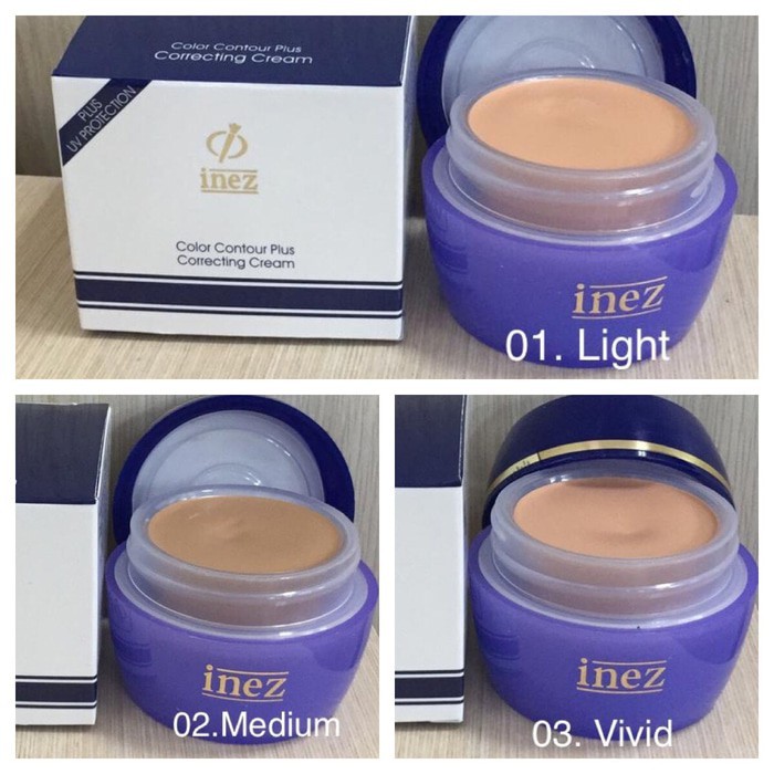 Jual Inez Color Contour Plus Correcting Cream Shopee Indonesia