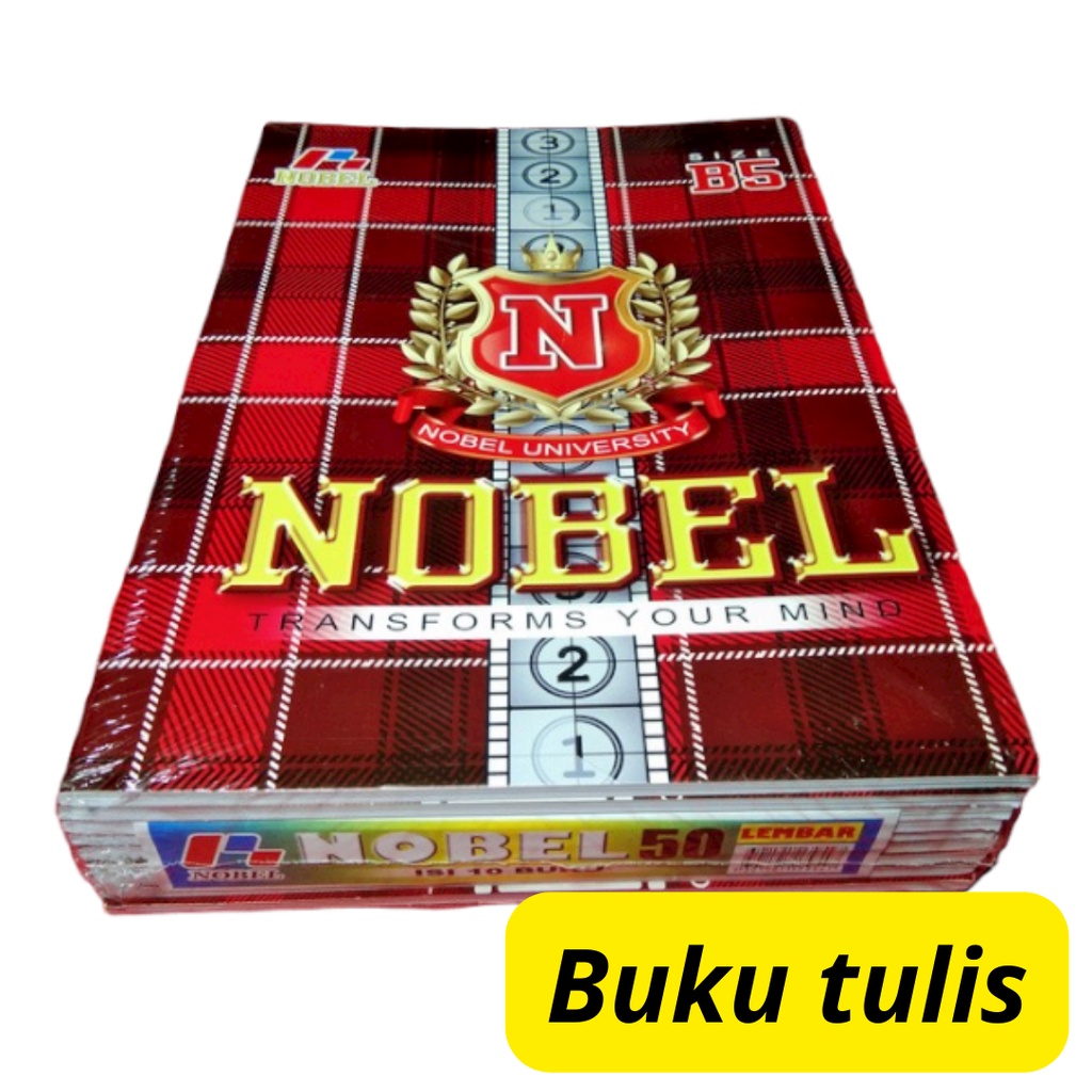 

Buku tulis | Buku tulis merek Nobel | isi 50 Lembar | buku tulis Boxy | buku tulis ukuran B5