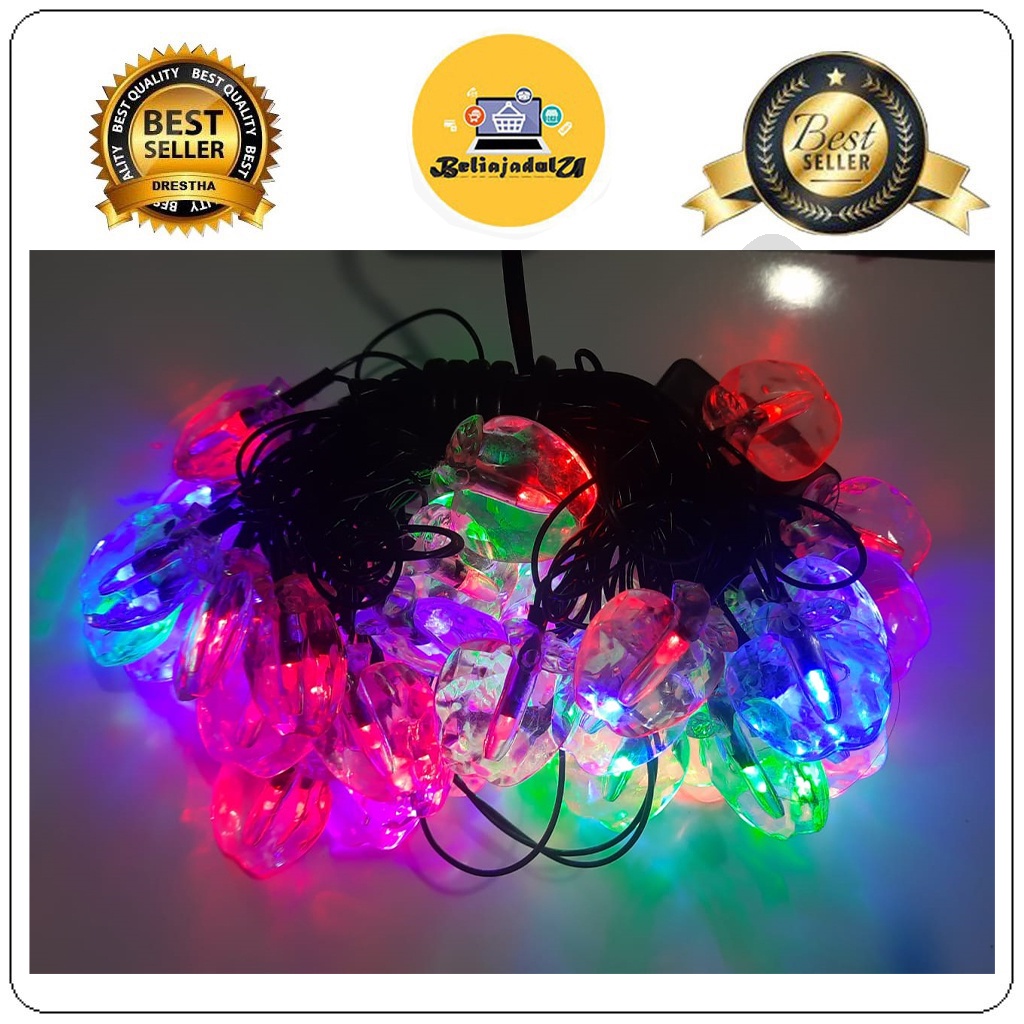 Beliajadulu88 lampu led motif bintang 5meter visalux