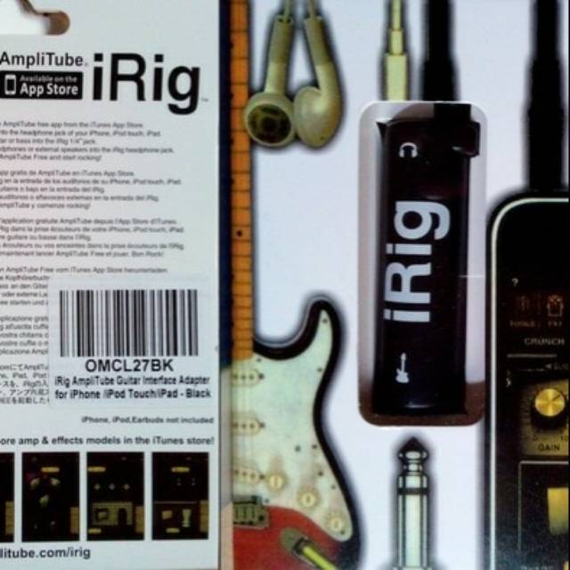 iRig AmpliTube Guitar Interface  untuk iOS iPhone iPad