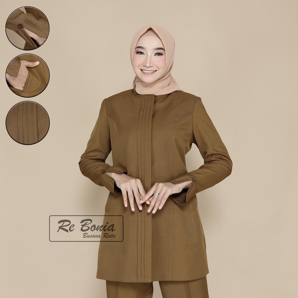 Setelan Rebonia Seragam Pemda Wanita Seragam Pdh Pemda Wanita Baju Dinas Pns Pemda Khaki Tua Baju As