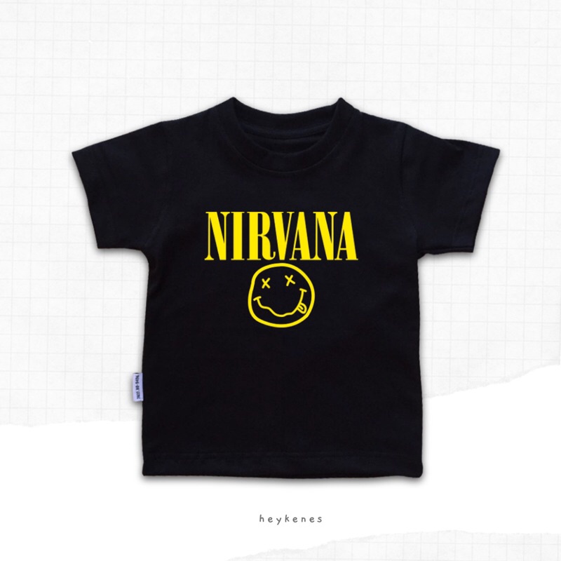 KAOS ANAK BAND NIRVANA