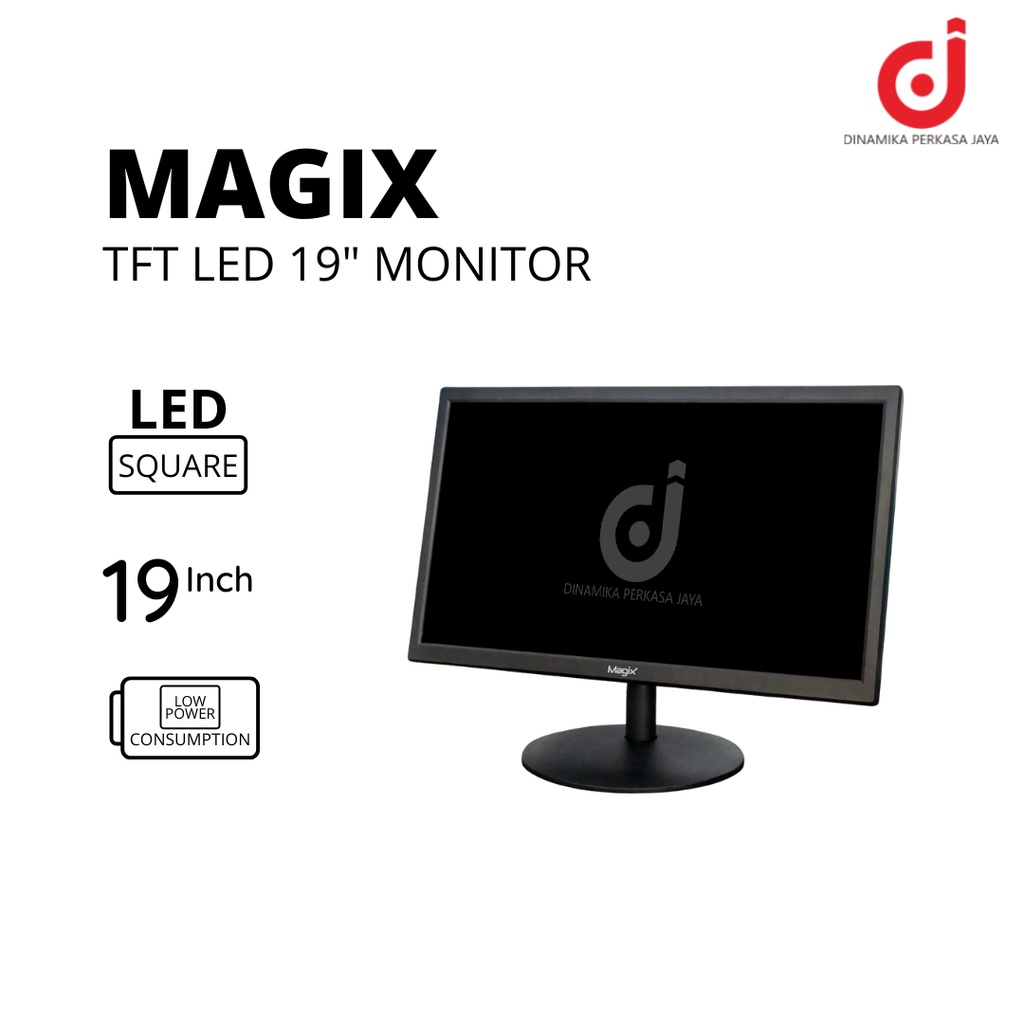 LED MONITOR PC 19 MAGIX HDMI + VGA Monitor LED Magix 19 inch