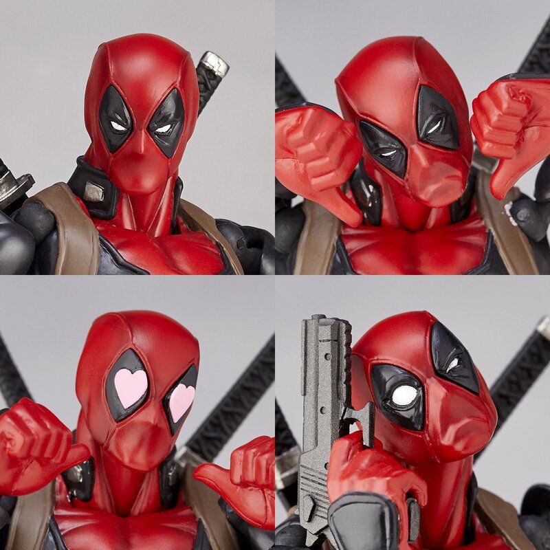 Boneka Deadpool 6 &quot;Marvel Multiple Articulation Point And Color Kemasan Dus