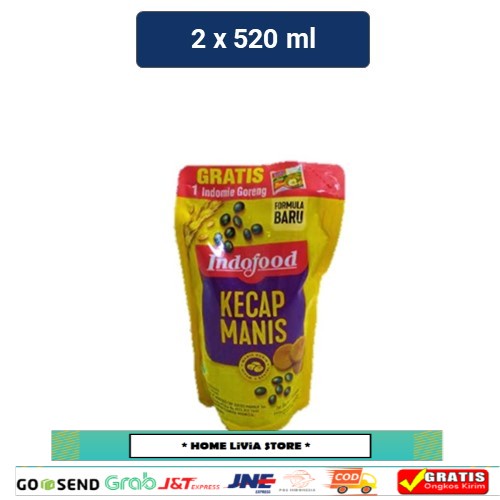 

Indofood Kecap Manis Refill 2 x 520 mL