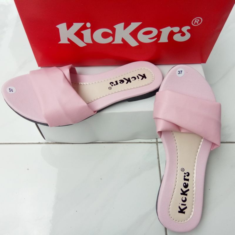 KICKERS SANDAL WANITA Slop Pinky MS.32