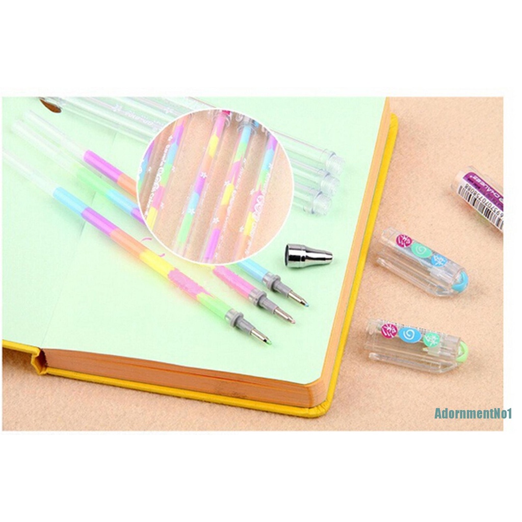 [AdornmentNo1]1 pc Cute Design Highlighter Pen Marker Stationary Point Pen Ballpen 6 Color