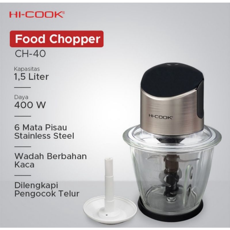 hi cook food chopper ch 40