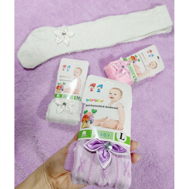 1 Pcs Stocking pita Bayi Baby Grow - Legging Bayi Tutup Kaki