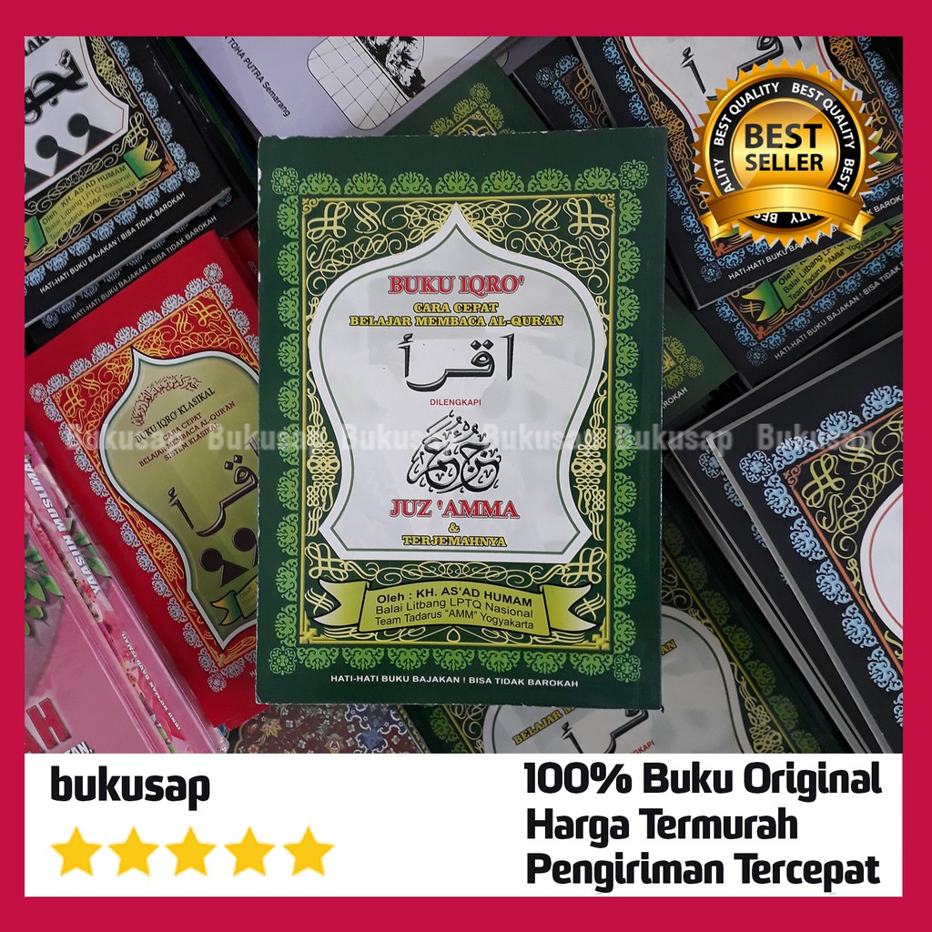 BUKU IQRO JUZ AMMA DAN TERJEMAHNYA