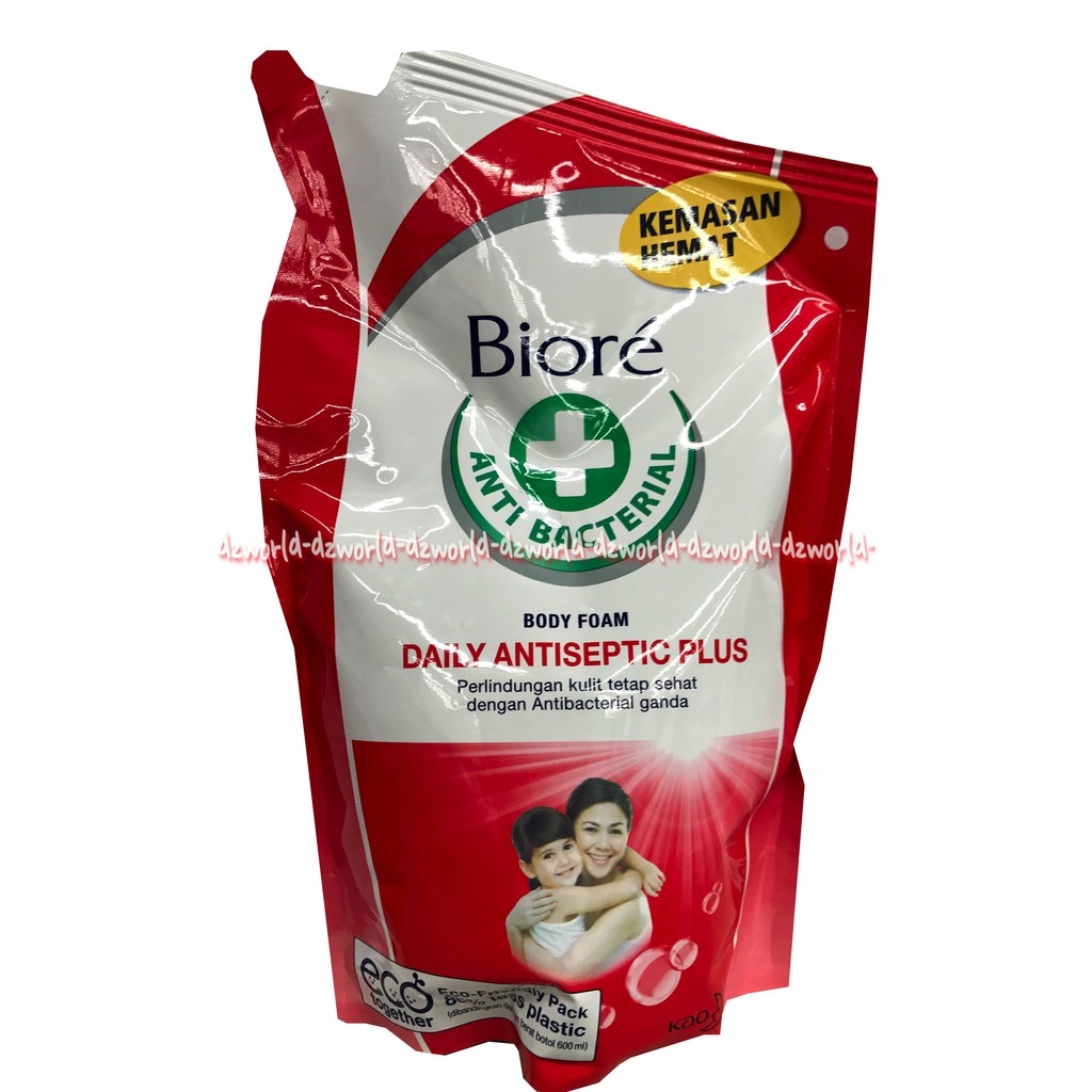 Biore Antiseptic Plus Body Foam Sabun Mandi Cair Untuk Membersihkan Kuman Menyeluruh