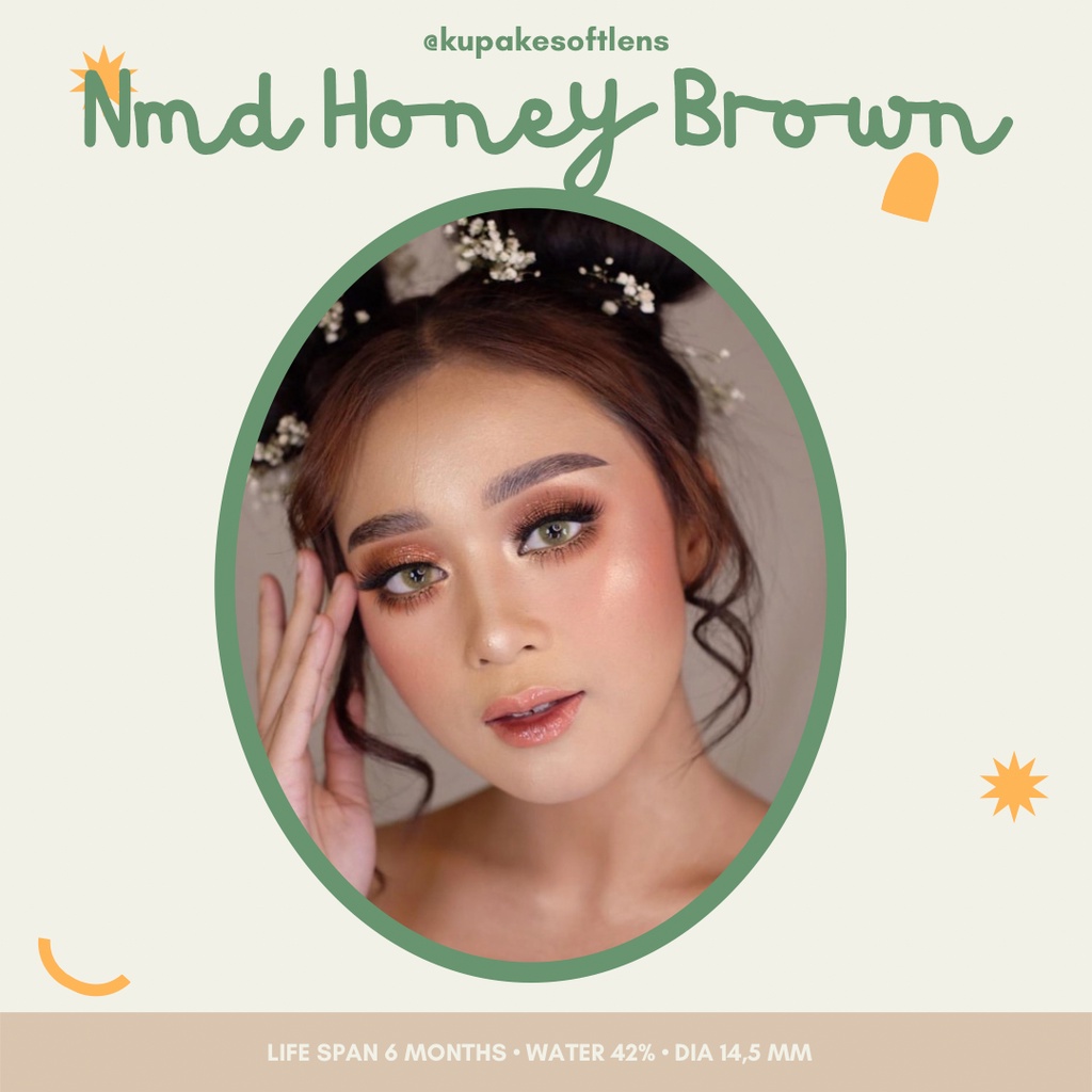 KUPAKESOFTLENS Honey Brown Natural Softlens by NMD