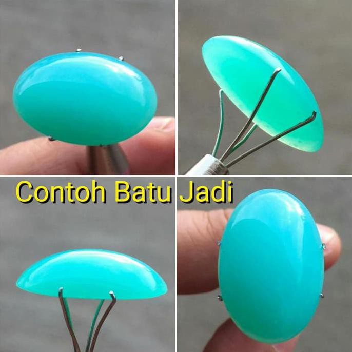 Special Bahan Rough Natural Batu Akik Ijo Garut Tosca Cikolak Bahan Full Hq Terlaris