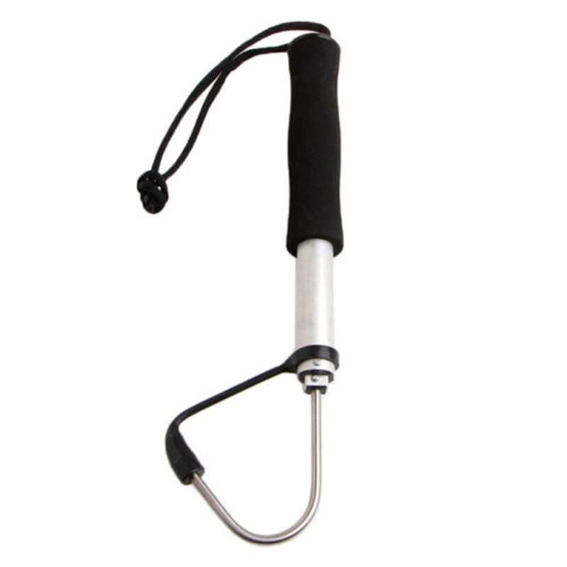 Gancu Ikan Telescopic Sea Fishing Gaff Stainless Aluminum Alloy Spear Hook Tackle